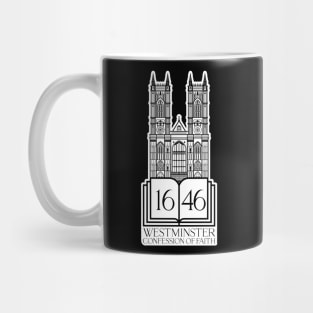 Reformed christian art. 1646 The Westminster Confession of Faith. Mug